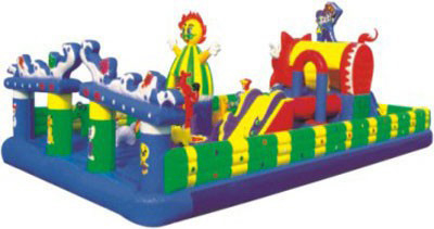 1000D Pvc Inflatable Play Center Blow Up Playground Slide