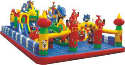 18oz Inflatable Amusement Park Jumping Castle Bouncer Ground Games