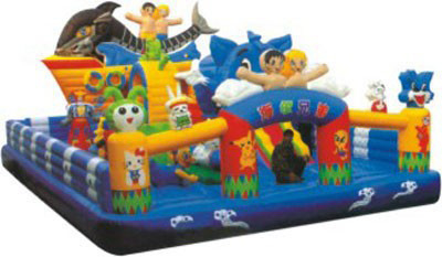 18oz Inflatable Amusement Park Jumping Castle Bouncer Ground Games