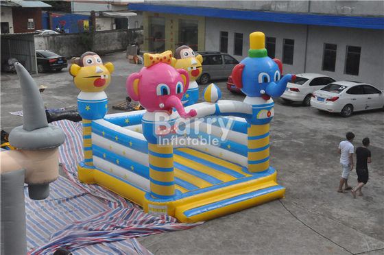 Animal Theme Inflatable Bouncing House Children'S Blow Up Bouncy Castle