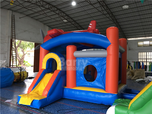 6mLX5mWX4mH Inflatable Bouncer Kids Jumping Castle With Slide