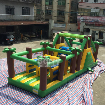 Outdoor Commercial Inflatable Obstacle Course For Kids