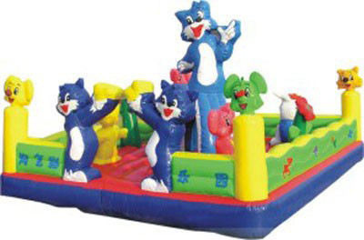 ODM toddler Playground Inflatable Amusement Park Blow Up Castle