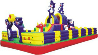 ODM toddler Playground Inflatable Amusement Park Blow Up Castle