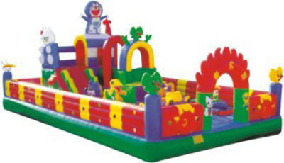 ODM toddler Playground Inflatable Amusement Park Blow Up Castle