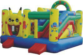 Tripple Stitch Inflatable Amusement Park Bouncing Castle Obstacle Course