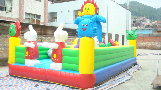 Children Inflatable Amusement Park Obstacle Course Jumping Castle