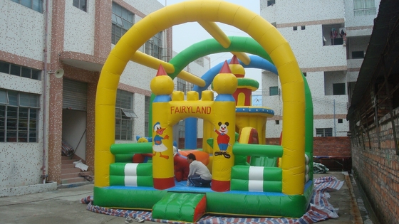 Playground Games Tarpaulin Inflatable Theme Park Kids Bouncy Castle