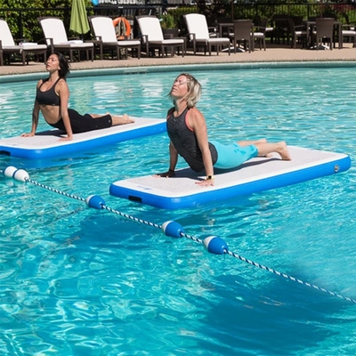 DWF 1.2mm Plato Air Inflatable Water Yoga Mat Non Slip Logo Printing