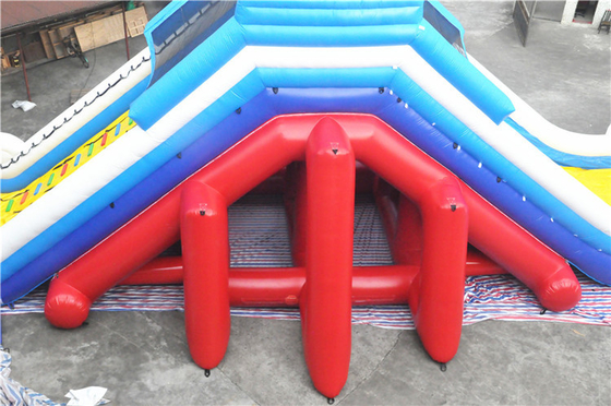 Commercial 0.55mm PVC Inflatable Bounce House Water Slide 20mL*8wW*7mH