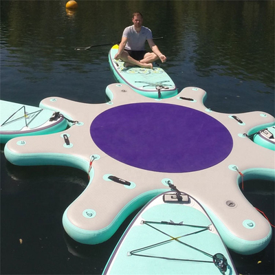 Leisure Sport Inflatable Water Sup Dock Yoga Surf Board Platform