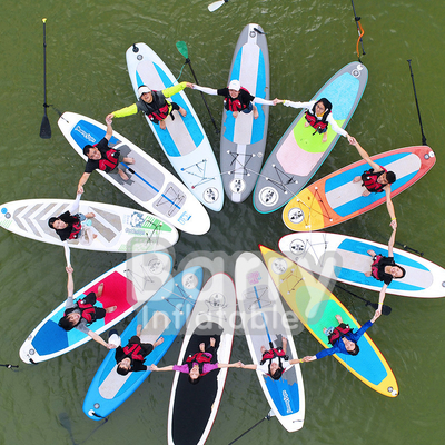 Drop stitch military Blow Up Carbon Fiber Sup Boards 365lbs Capacity