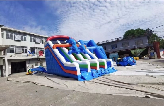 OEM Tarpaulin Commercial Inflatable Slide Blow Up Dry Slide