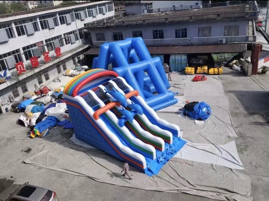 OEM Tarpaulin Commercial Inflatable Slide Blow Up Dry Slide