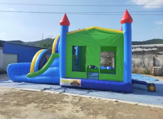 Plato 1000D Inflatable Combo Slide Bouncy Castle Jumper Park