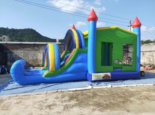 Plato 1000D Inflatable Combo Slide Bouncy Castle Jumper Park