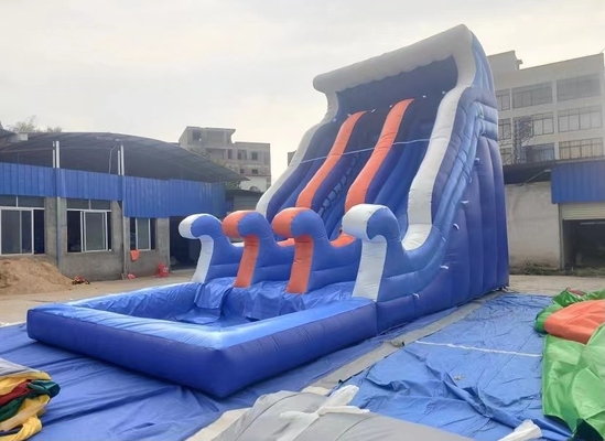 Amusement Park Inflatable Water Slide Blow Up Bouncy Slide