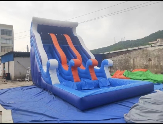 Amusement Park Inflatable Water Slide Blow Up Bouncy Slide