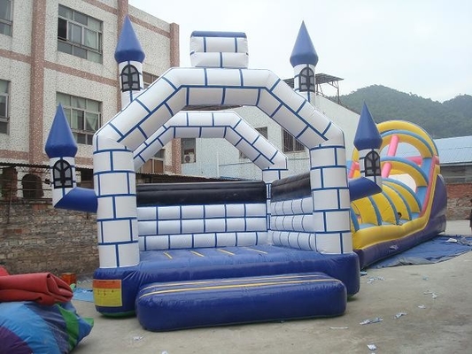 0.55mm PVC Commercial Bouncer Combo Inflatable Jumping Castle For Kids