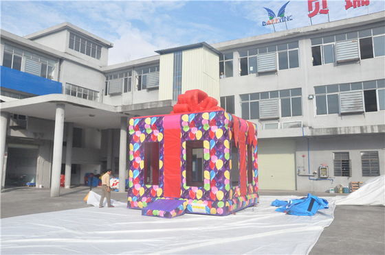 0.55mm PVC Christmas Inflatable Air Bouncer House Inflatable Trampoline
