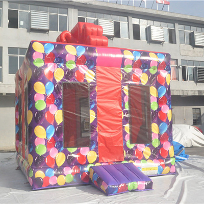 0.55mm PVC Christmas Inflatable Air Bouncer House Inflatable Trampoline