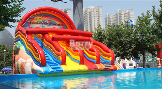 PVC Tarpaulin Liner Portable Water Pool For Amusement Water Park Equipment