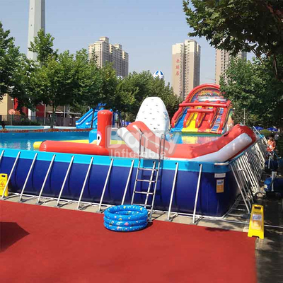PVC Tarpaulin Liner Portable Water Pool For Amusement Water Park Equipment