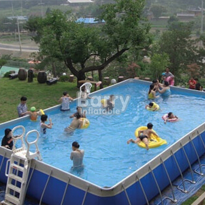 Big Project Rectangular Above Ground Portable Swimming Pool 1.5m Height