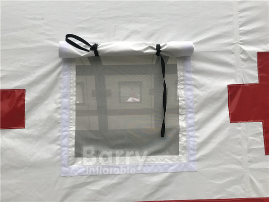 Air Tight Tarpaulin Inflatable Medical Military Tent For Shelter