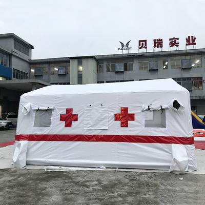 Air Tight Tarpaulin Inflatable Medical Military Tent For Shelter