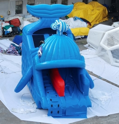 Commercial Inflatable Water Slides Whale Design Home Backyard