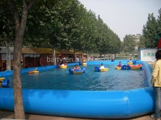 Large Inflatable Water Roller Pool 10m*10m For Amusement Park