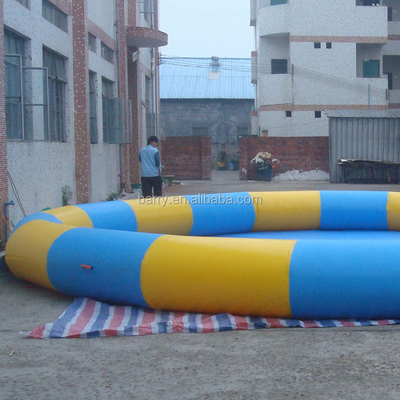 Plato Blow Up Portable Water Pool With Sand Circal Shape