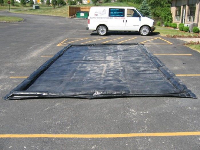 Water Reclamation System Inflatable Car Wash Mat Water Containment Inflatable Wash Pads