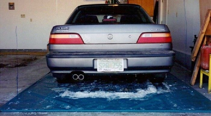 Save The Environment Car Wash Garage Water Containment Mat And Water Reclamation System Inflatable Car Wash