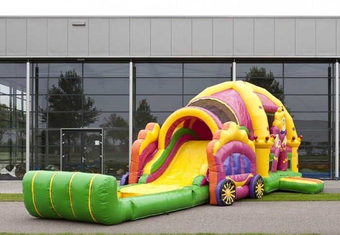 Popular Pricess Inflatable Combo PVC Duarable Bounce House With Slide