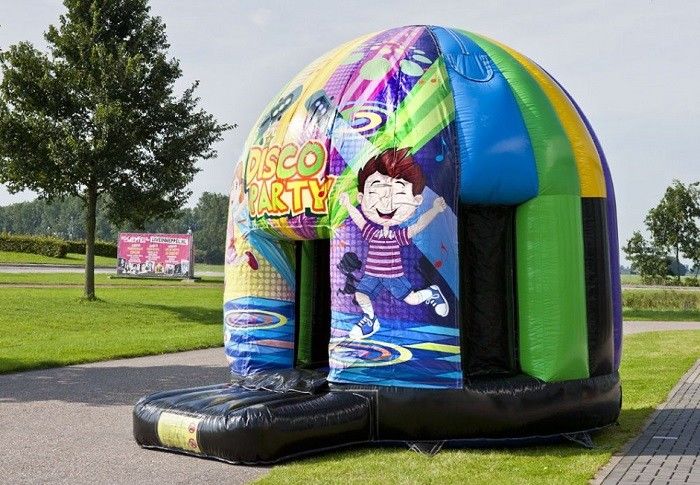 Disco Kids Music Bouncer,11.5FT PVC Material Bouncy House For Party