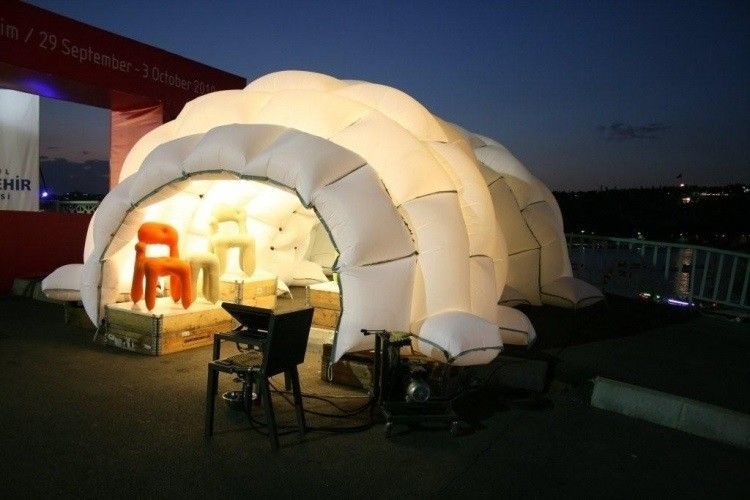 Pneumatic Gallery Inflatable Tent Comercial Lighting Inflatable Garden Tent For Event