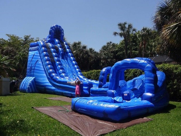 huge inflatable water slide