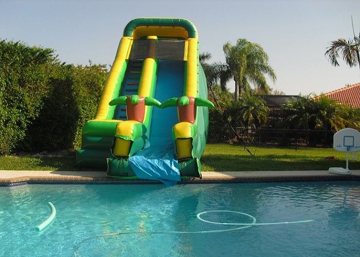 water slide backyard