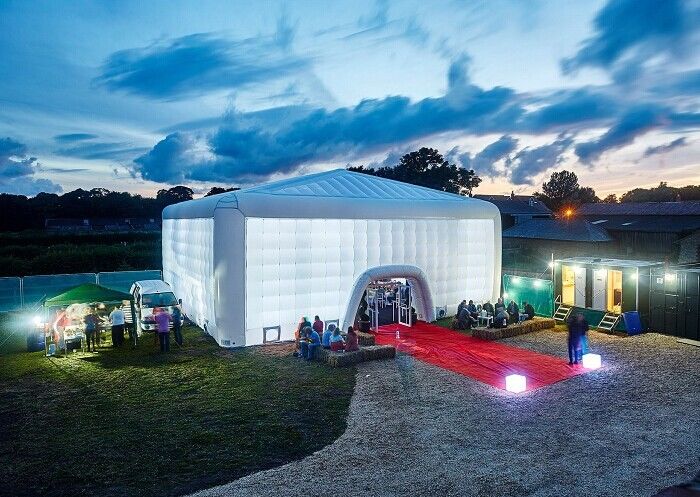 Led Party Or Exhibition Advertising Inflatable Tent With CE / UL Blower