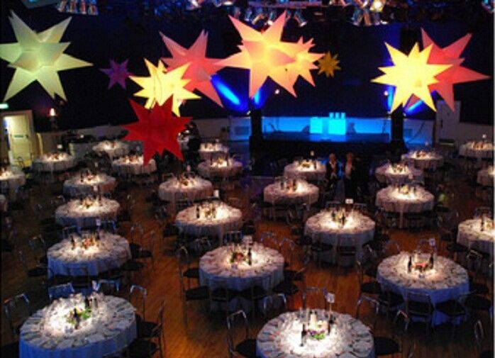 Beautiful Led Inflatable Star Oxford Cloth Lucky Star For Stage Lighting