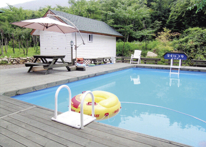 Villa Residence Rectangular Metal Frame Pool With PVC Tarpaulin 5*30m
