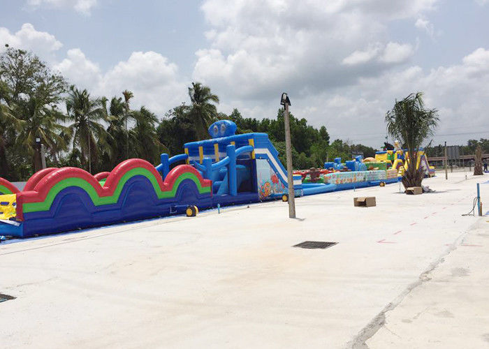 Giant Long Obstacle Course Workout , Outdoor Obstacle Course For Rent Business