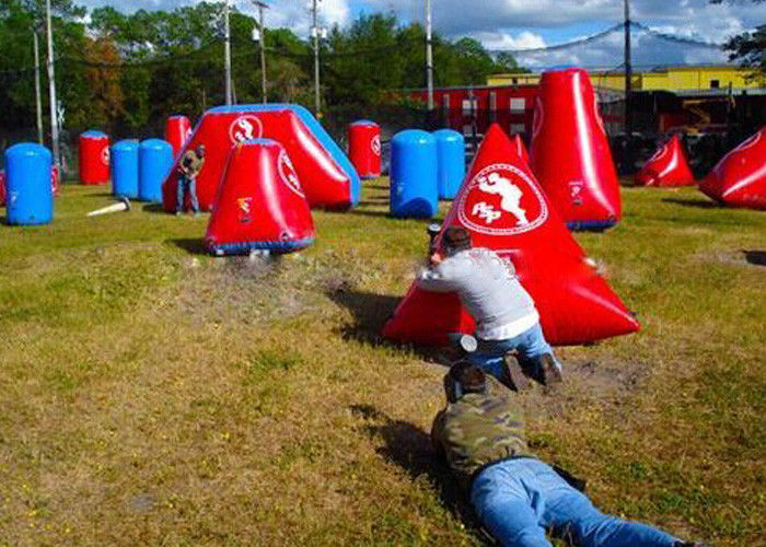 Inflatable PVC Bunkers Paintball For Adult And Kids , Paintball Tank Paintball Fields