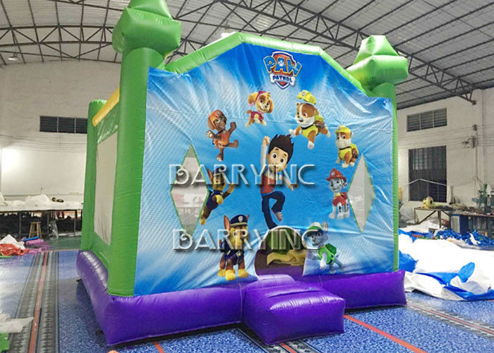 PVC Material Inflatable Bouncer Castle With Slide 4m * 5m * 4m Waterproof