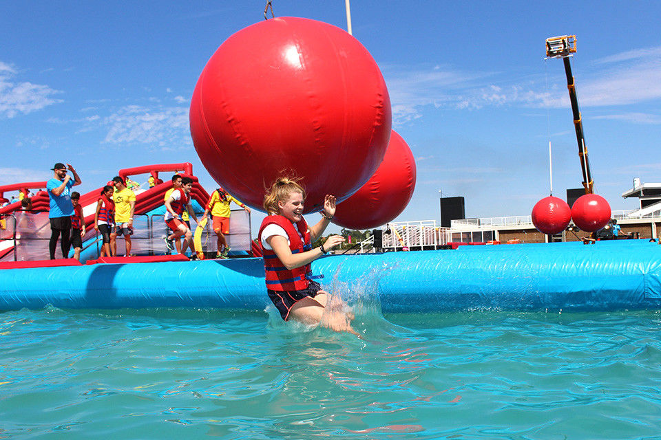 inflatable running ball
