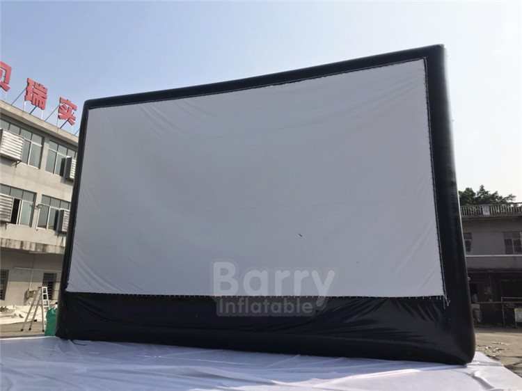 Commercial Inflatable Movie Screen With Projector / Outdoor 20 Ft Inflatable Movie Screen For Event