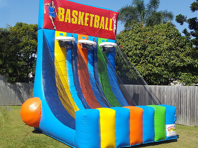 0.55 PVC Tarpaulin Inflatable Interactive Games Giant Inflatable Basketball Hoop