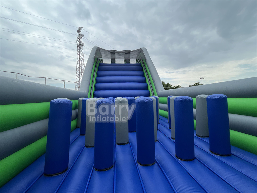 Kids Adults Obstacles Course Sports Theme Game Insane 5k Destination Inflatable Fun Finish Line 33m Giant Water Slide